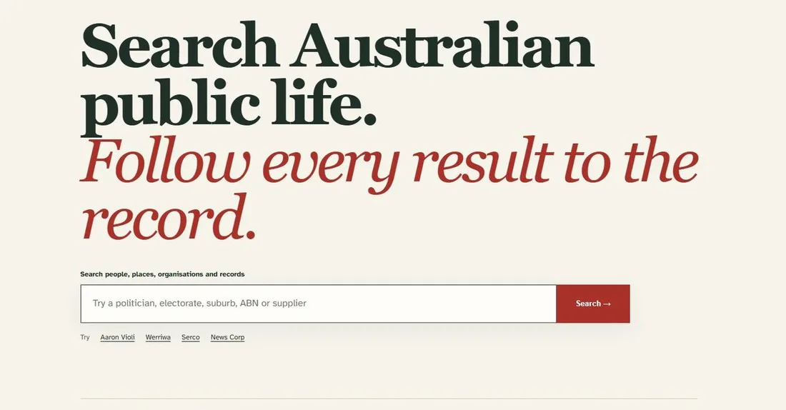 On The Record accountability register